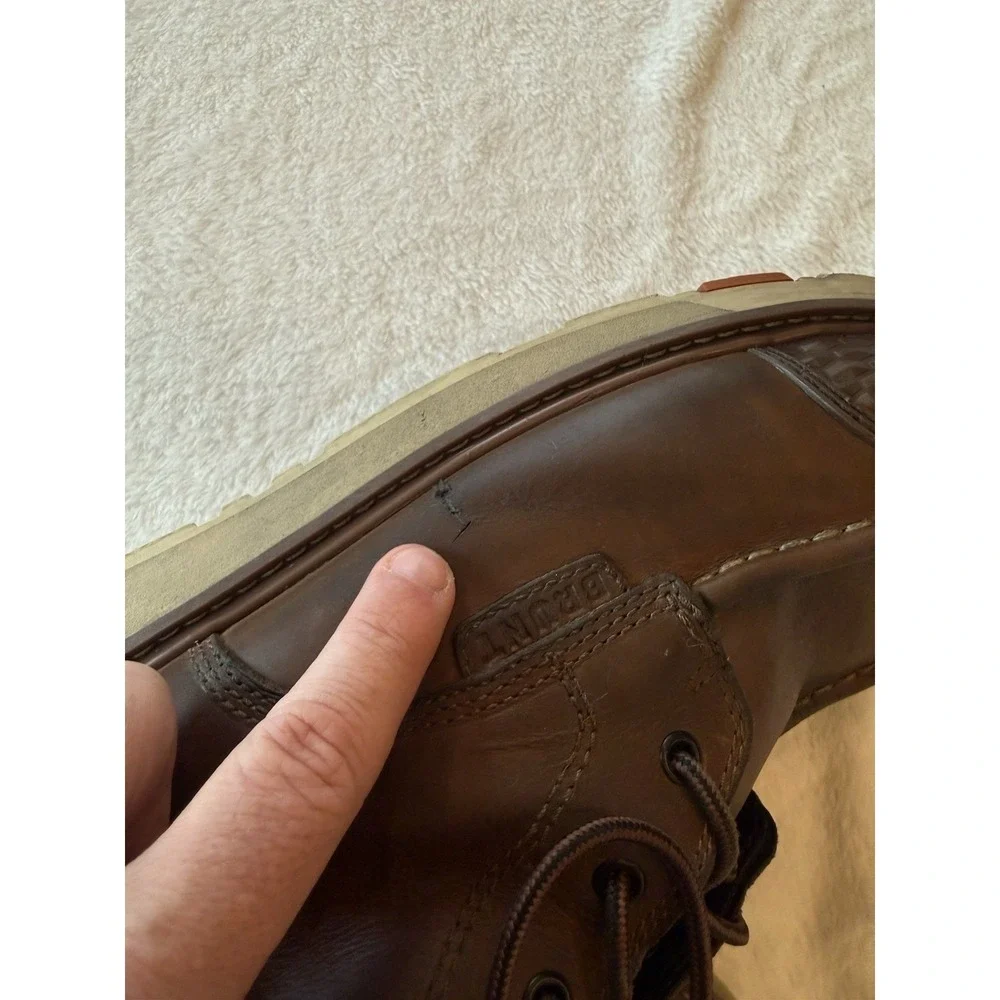 Brunt Marin Comp Toe Work Boot Size 13 6" Slip & Oil Resistant Brown F2413 18 - Picture 12 of 13